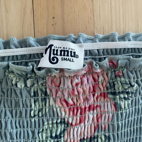 Dolly Smocked Dress in Sweetheart Sage - Picture 6 of 6